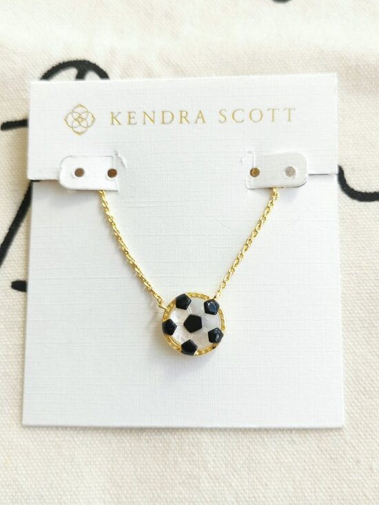 Kendra Scott Jewelry - Kendra Scott Short Necklace - Soccer - Ivory Mother-of-Pearl Gold